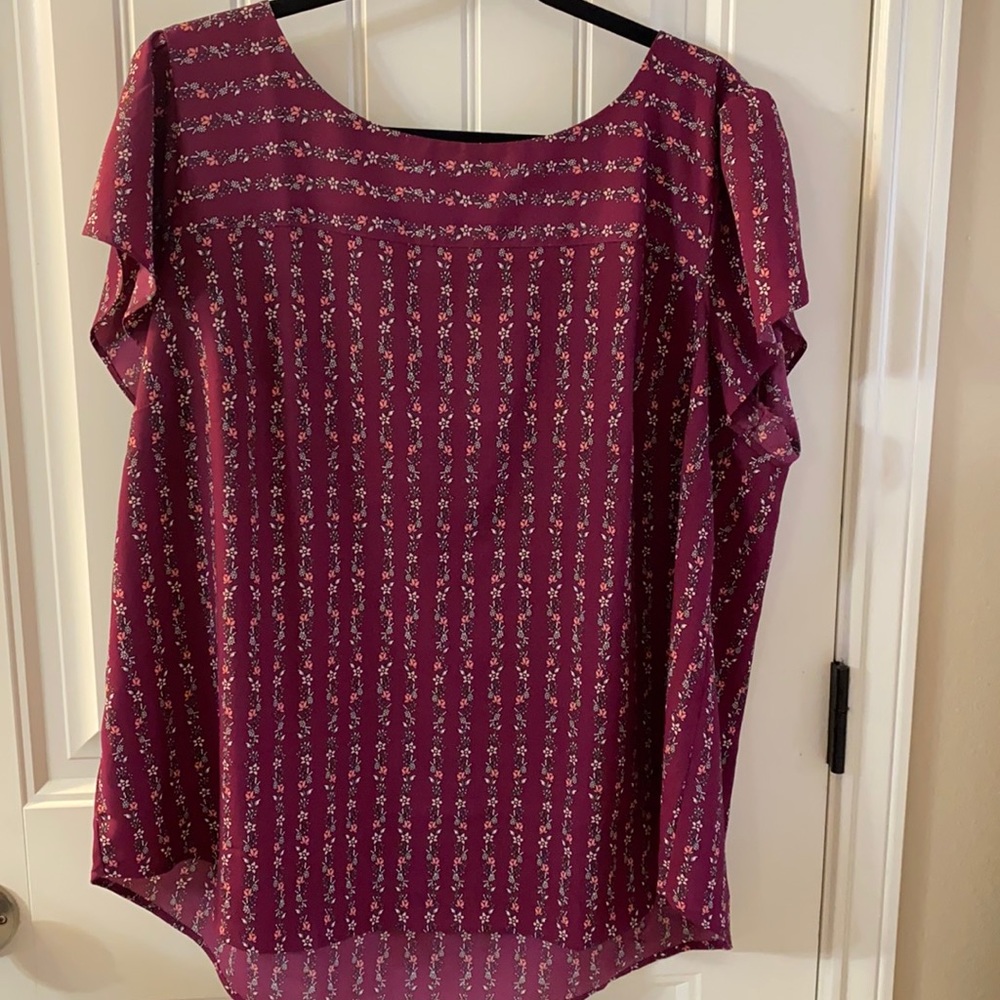 Loft plus size blouse sz18